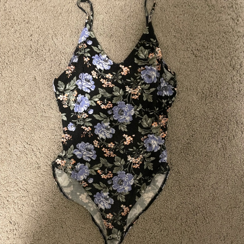 American Eagle Floral Bodysuit